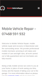 Mobile Screenshot of mobilevehiclerepair.co.uk