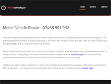 Tablet Screenshot of mobilevehiclerepair.co.uk